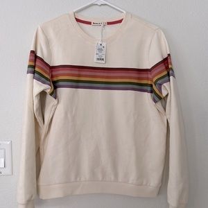 NWT Marine Layer Anytime Sweatshirt - Antique White